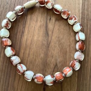 ZSISKA DESIGN - MAGNETIC CLOSURE NECKLACE - PRECIOUS - Copper Leaf